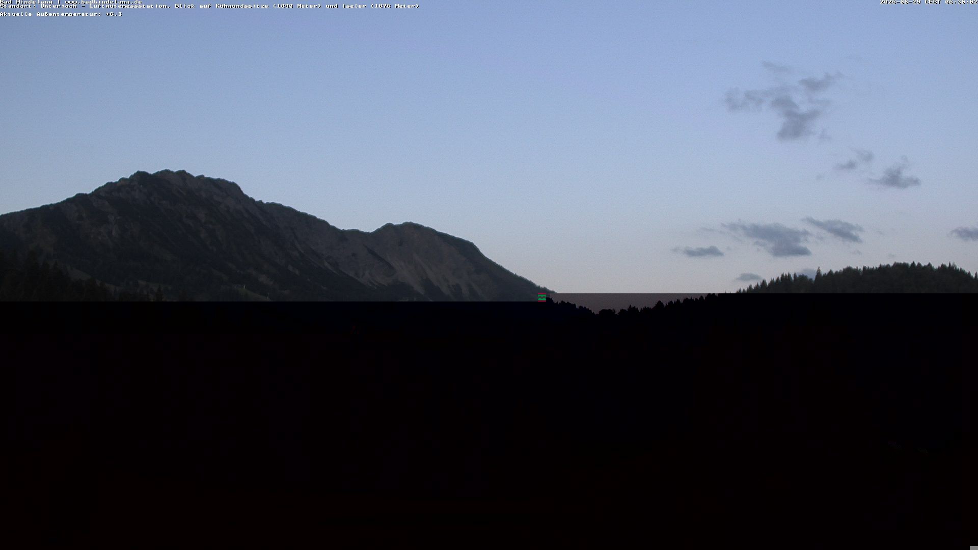 Archiv Foto Webcam Aussicht von der Region Unterjoch