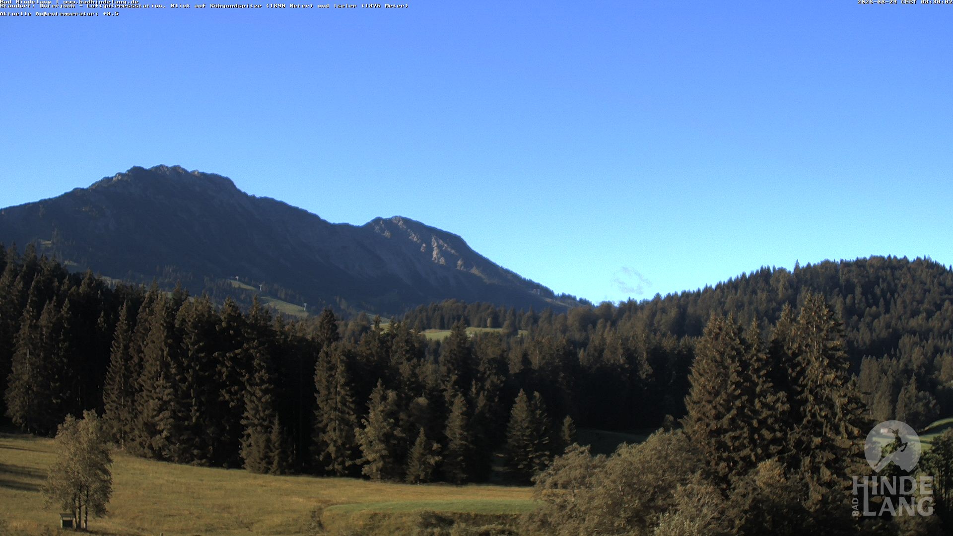 Archiv Foto Webcam Aussicht von der Region Unterjoch