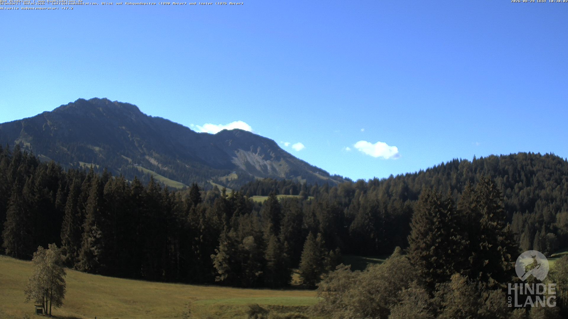Archiv Foto Webcam Aussicht von der Region Unterjoch