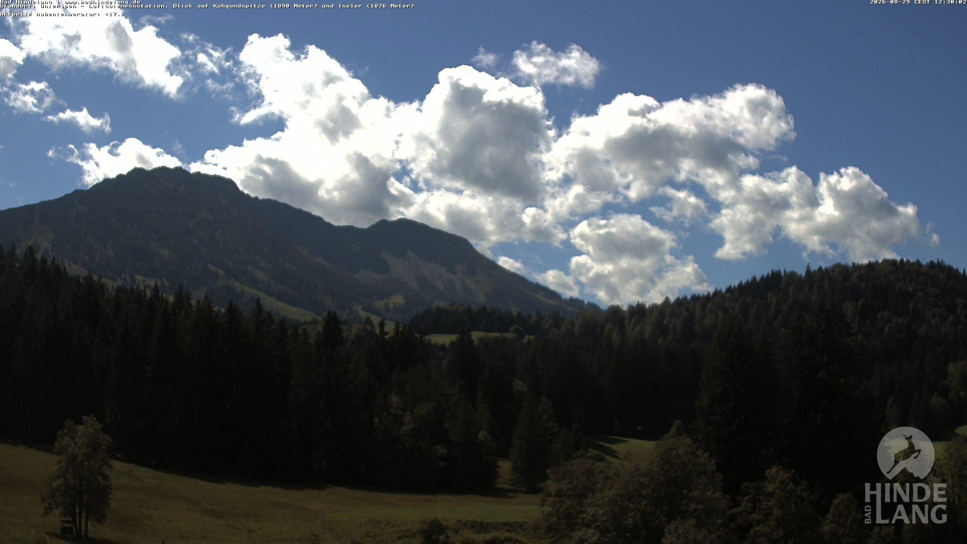 Archiv Foto Webcam Aussicht von der Region Unterjoch