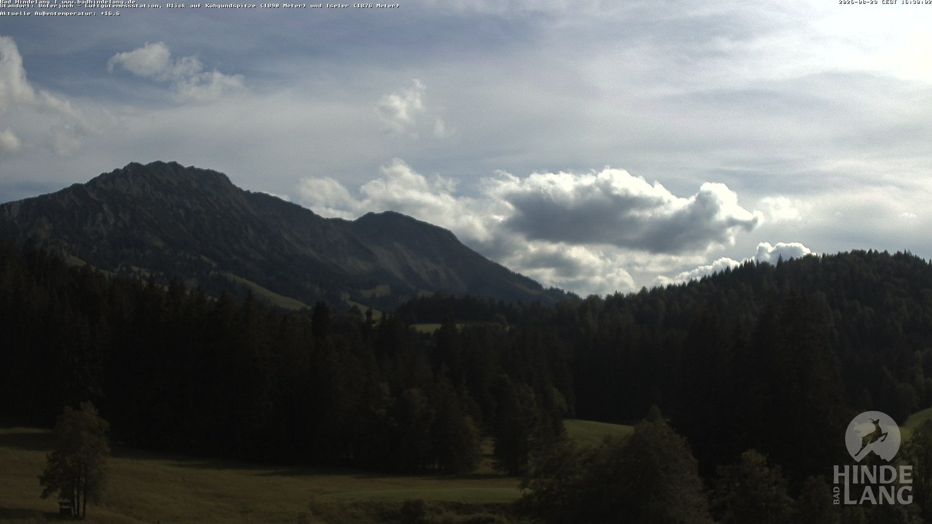 Archiv Foto Webcam Aussicht von der Region Unterjoch