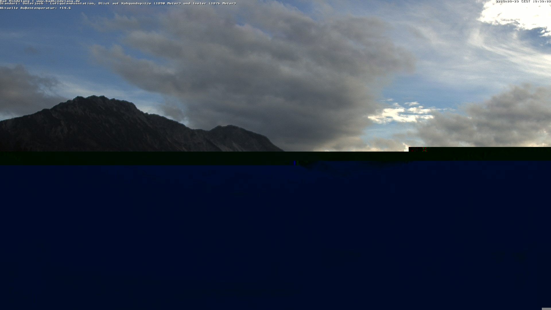 Archiv Foto Webcam Aussicht von der Region Unterjoch