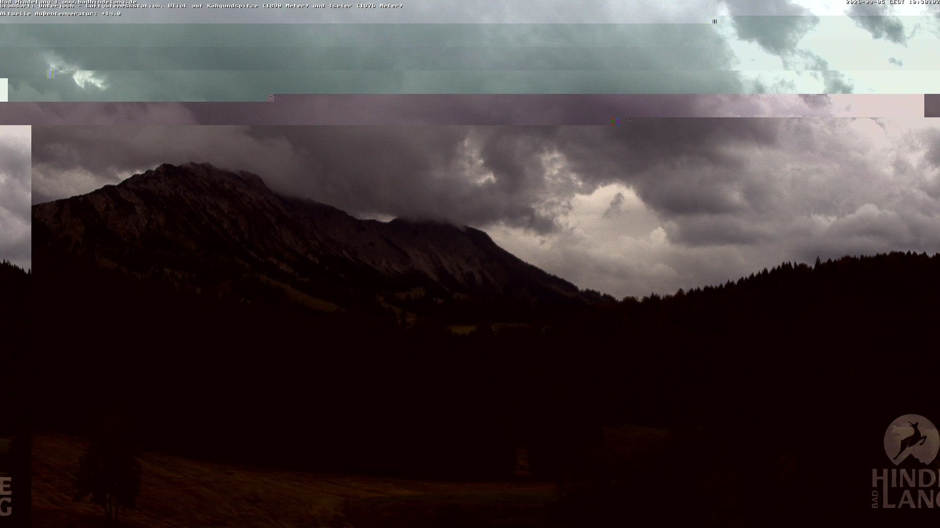 Archiv Foto Webcam Aussicht von der Region Unterjoch