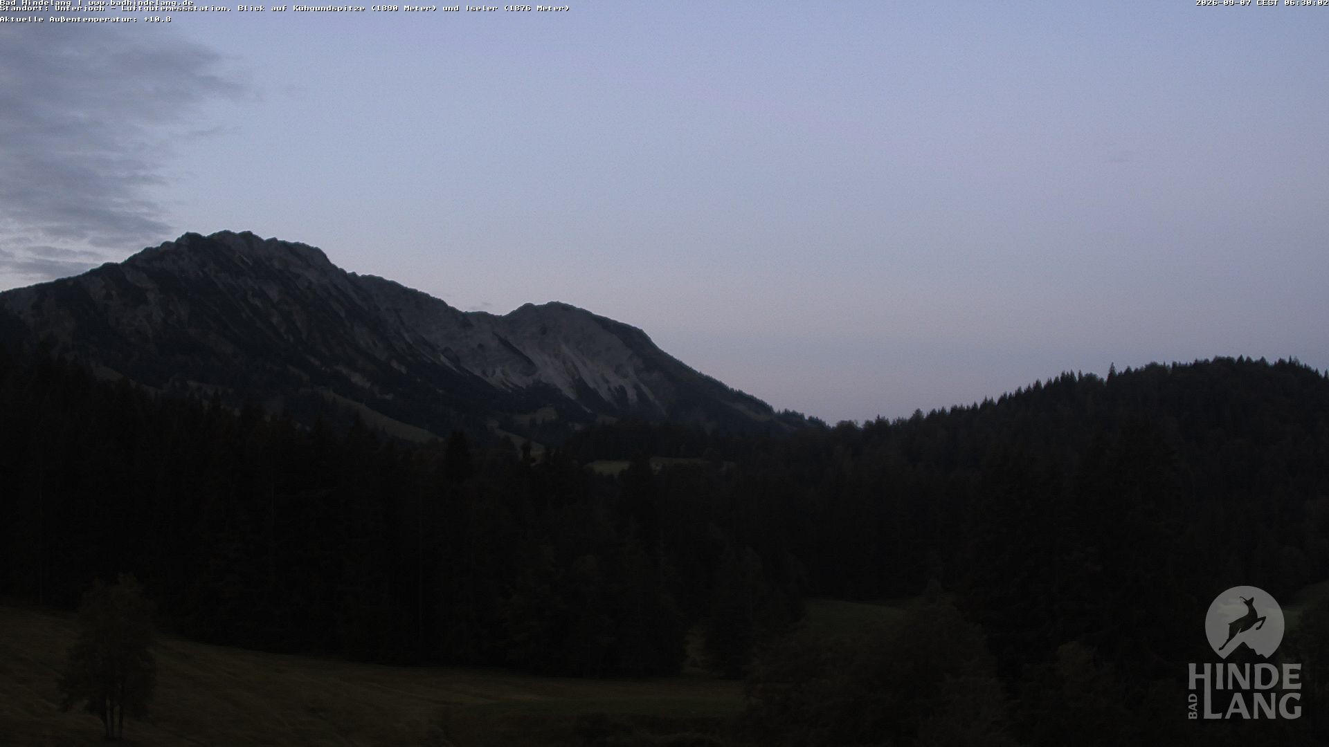 Archiv Foto Webcam Aussicht von der Region Unterjoch
