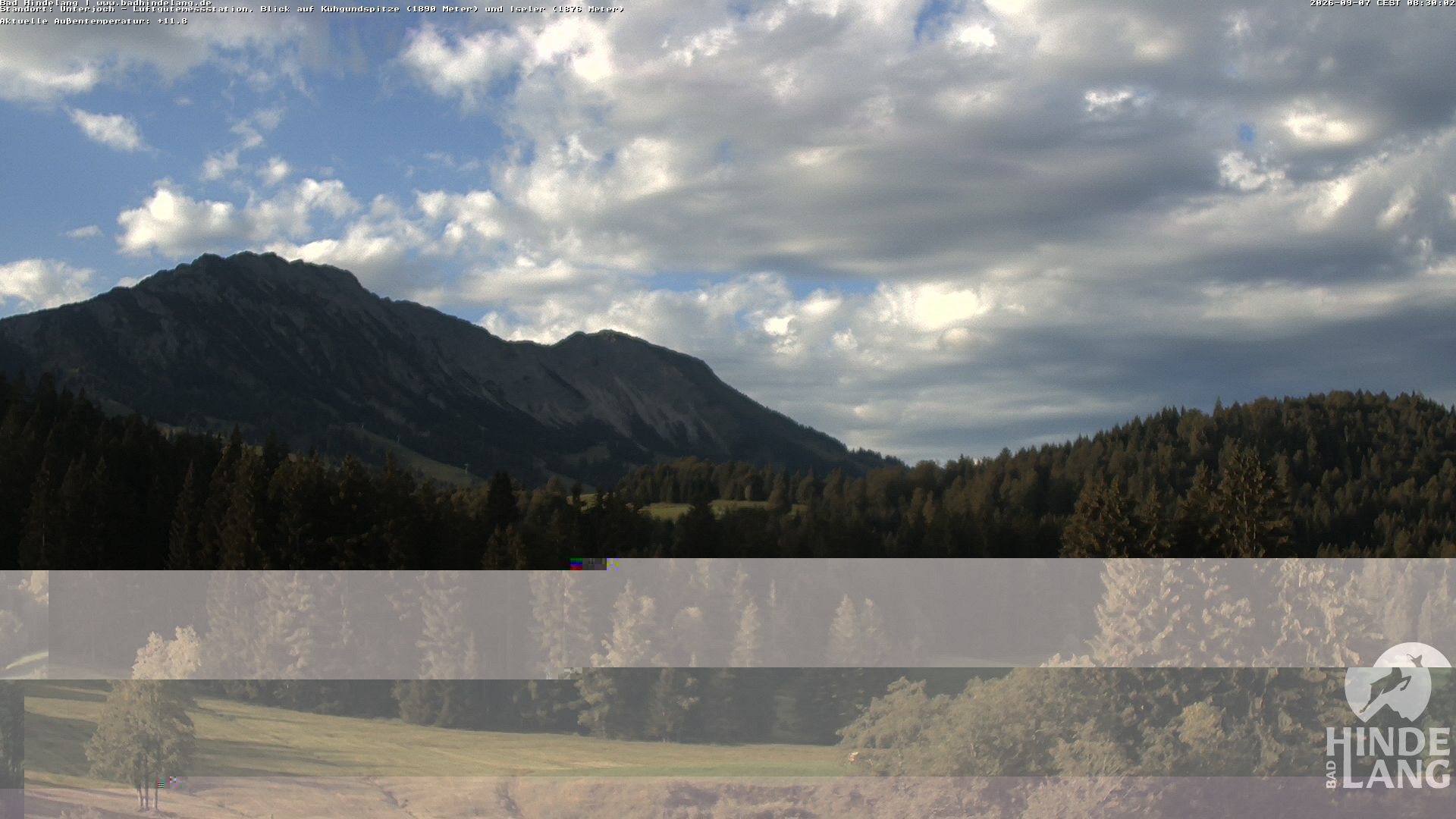 Archiv Foto Webcam Aussicht von der Region Unterjoch