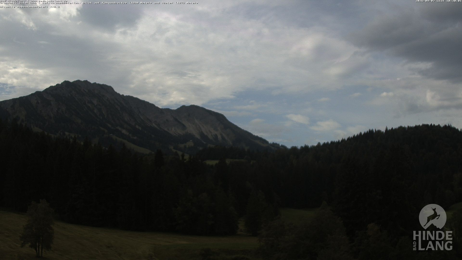 Archiv Foto Webcam Aussicht von der Region Unterjoch