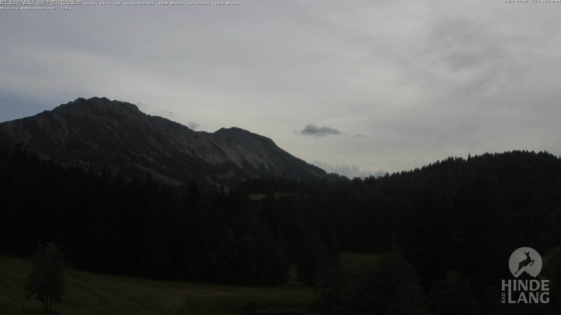 Archiv Foto Webcam Aussicht von der Region Unterjoch