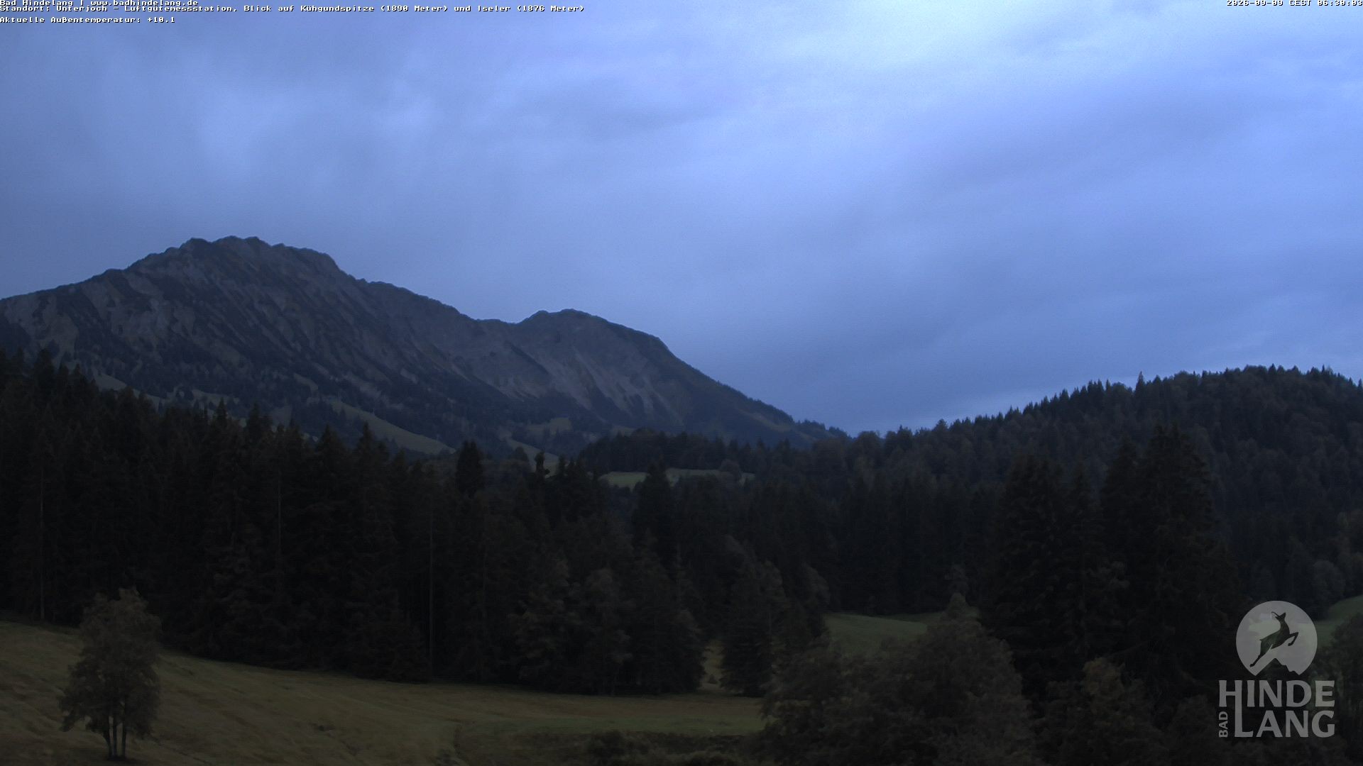 Archiv Foto Webcam Aussicht von der Region Unterjoch