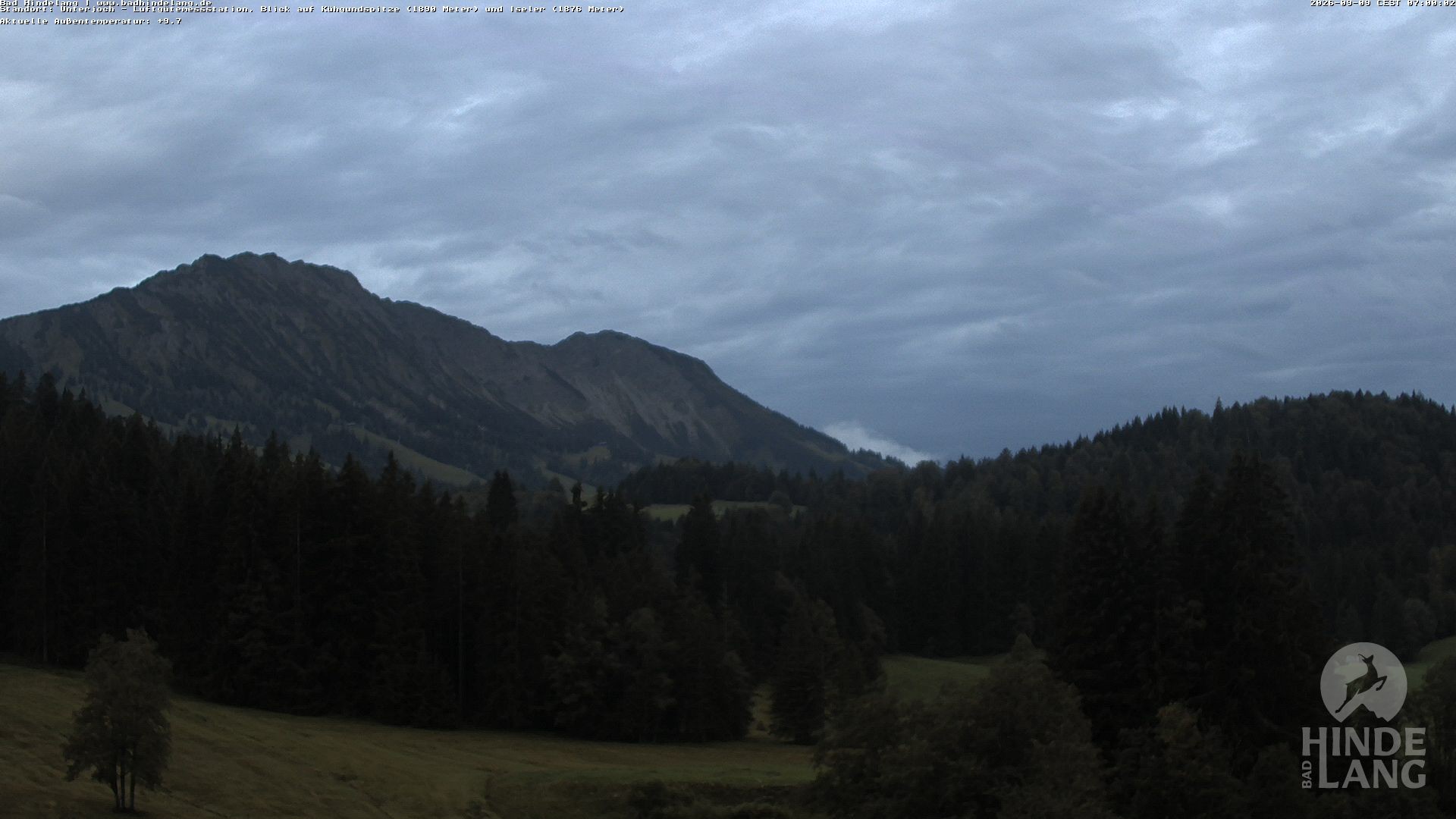 Archiv Foto Webcam Aussicht von der Region Unterjoch