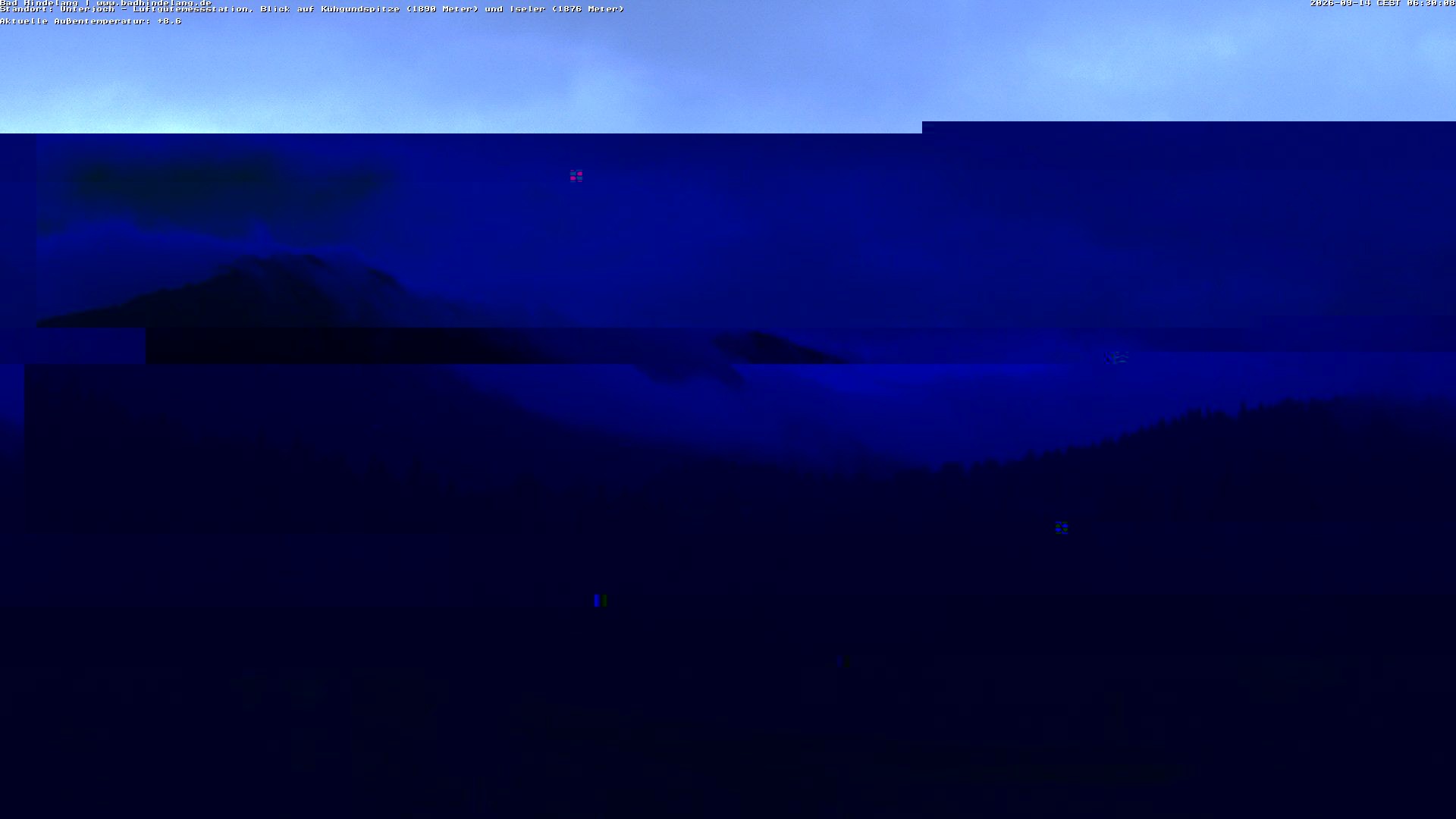 Archiv Foto Webcam Aussicht von der Region Unterjoch