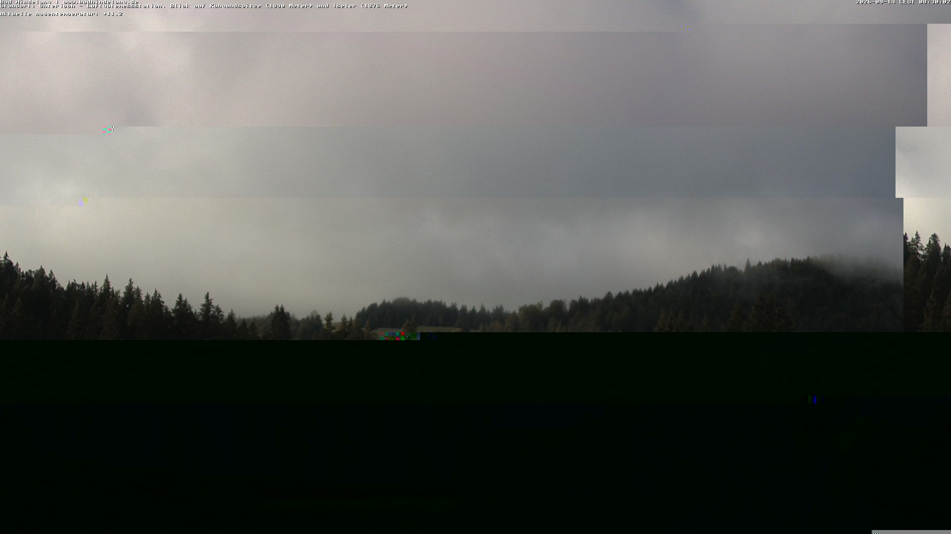 Archiv Foto Webcam Aussicht von der Region Unterjoch