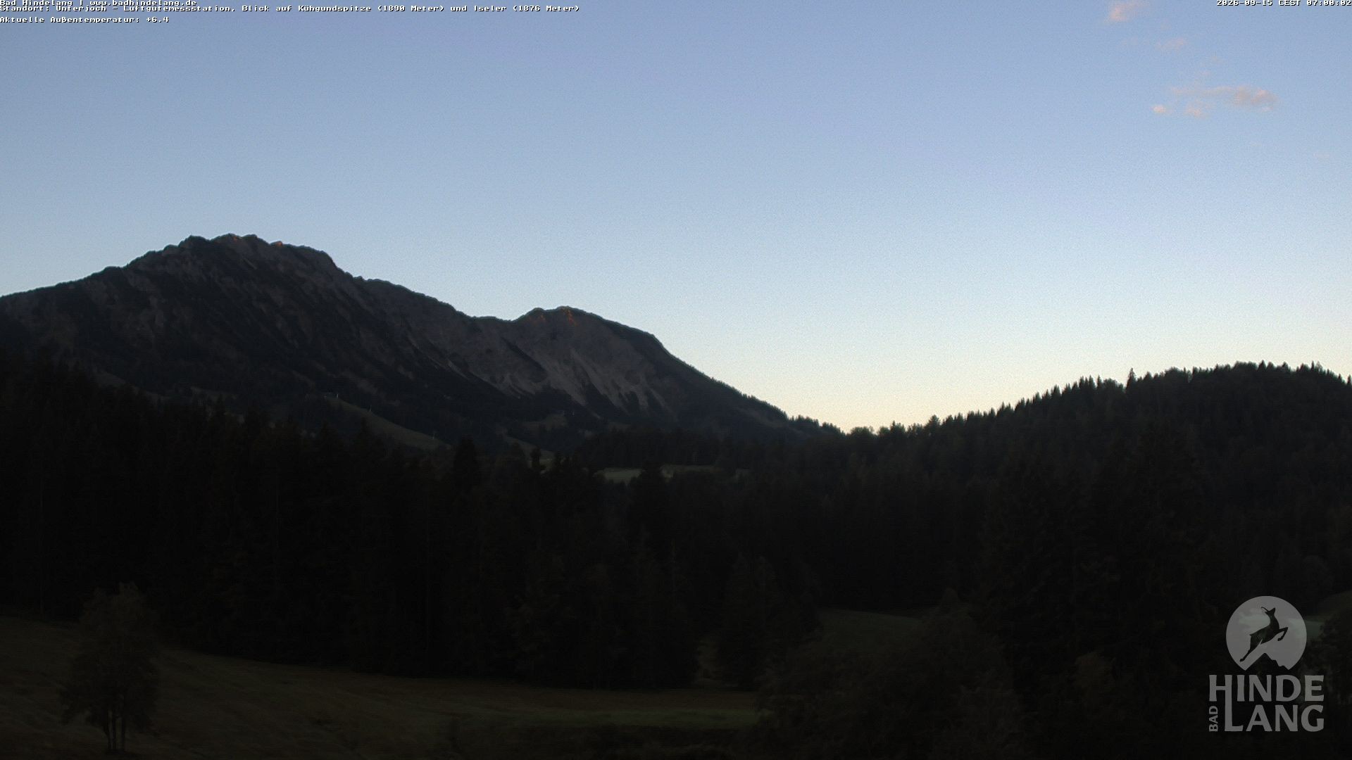 Archiv Foto Webcam Aussicht von der Region Unterjoch