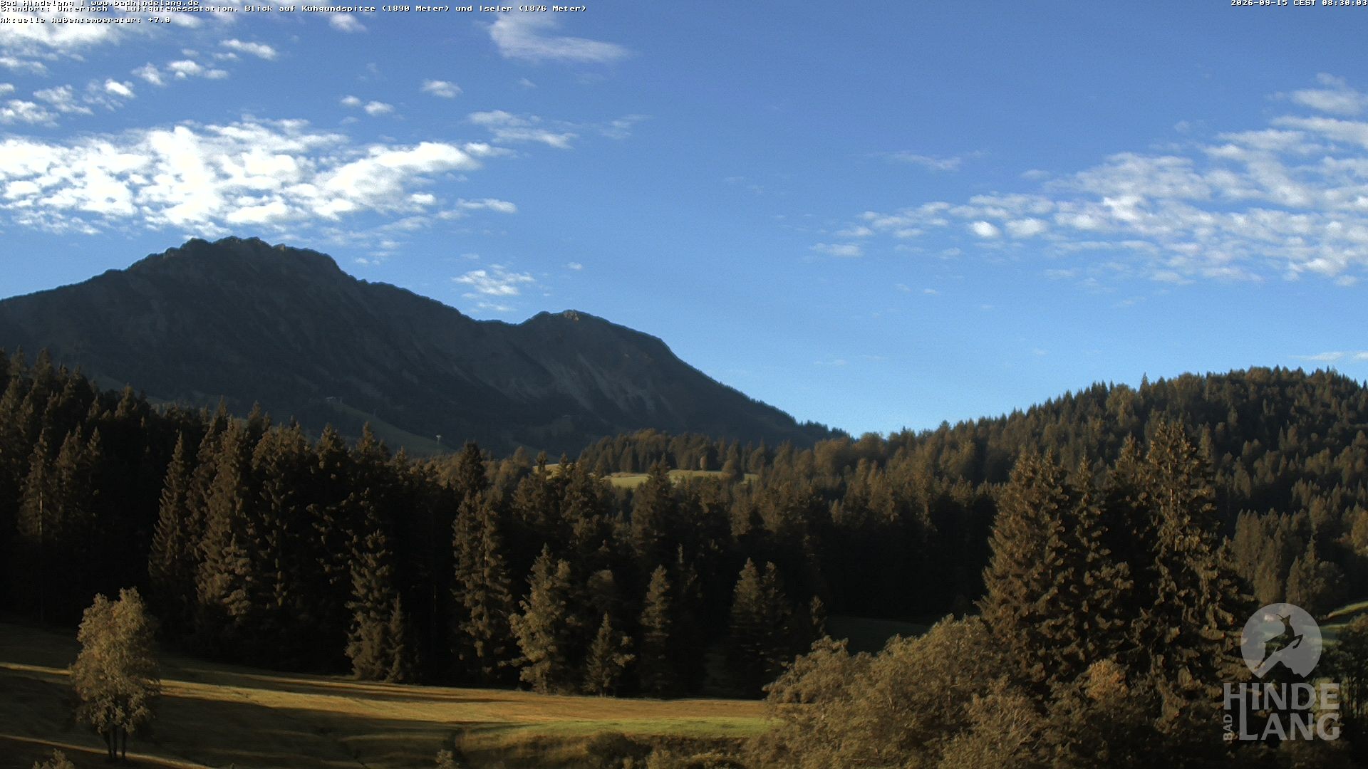 Archiv Foto Webcam Aussicht von der Region Unterjoch
