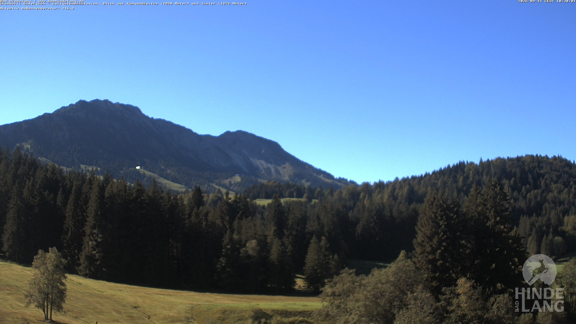 Archiv Foto Webcam Aussicht von der Region Unterjoch