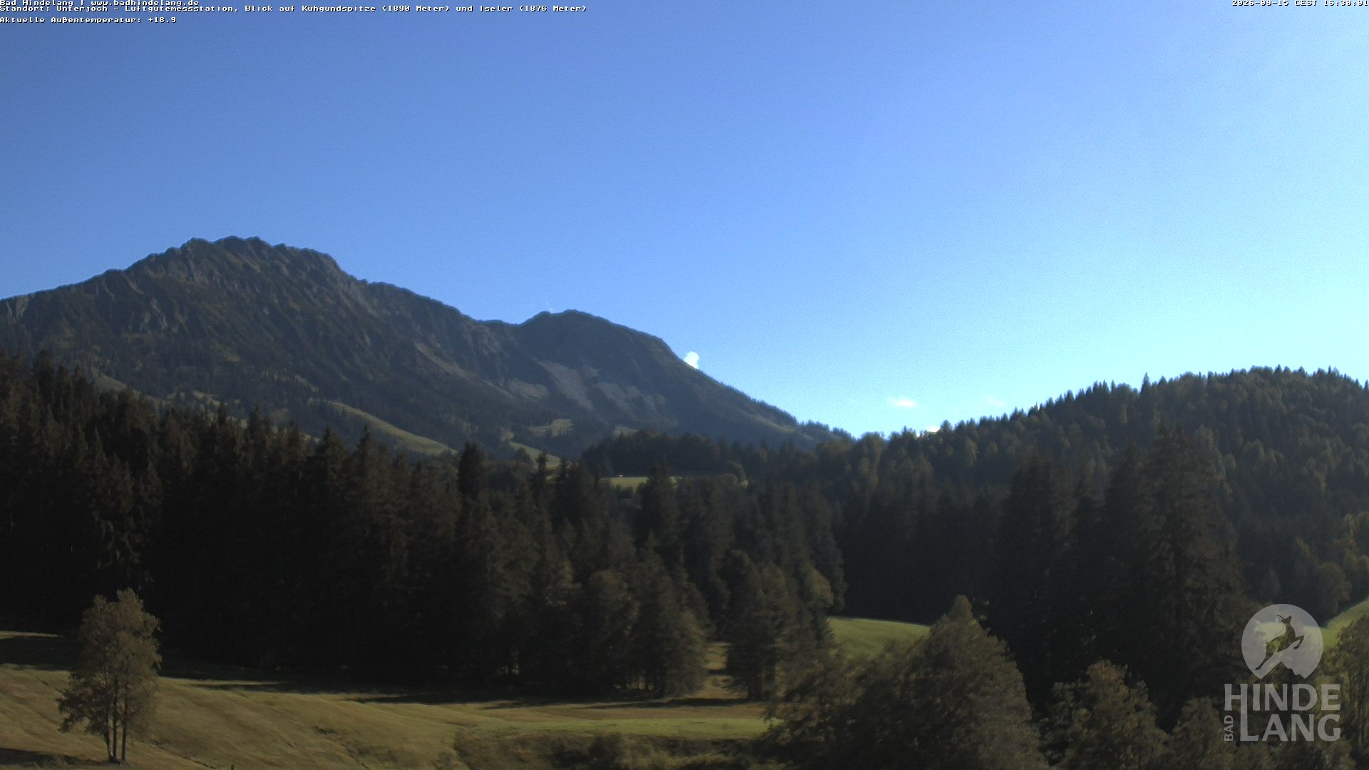 Archiv Foto Webcam Aussicht von der Region Unterjoch