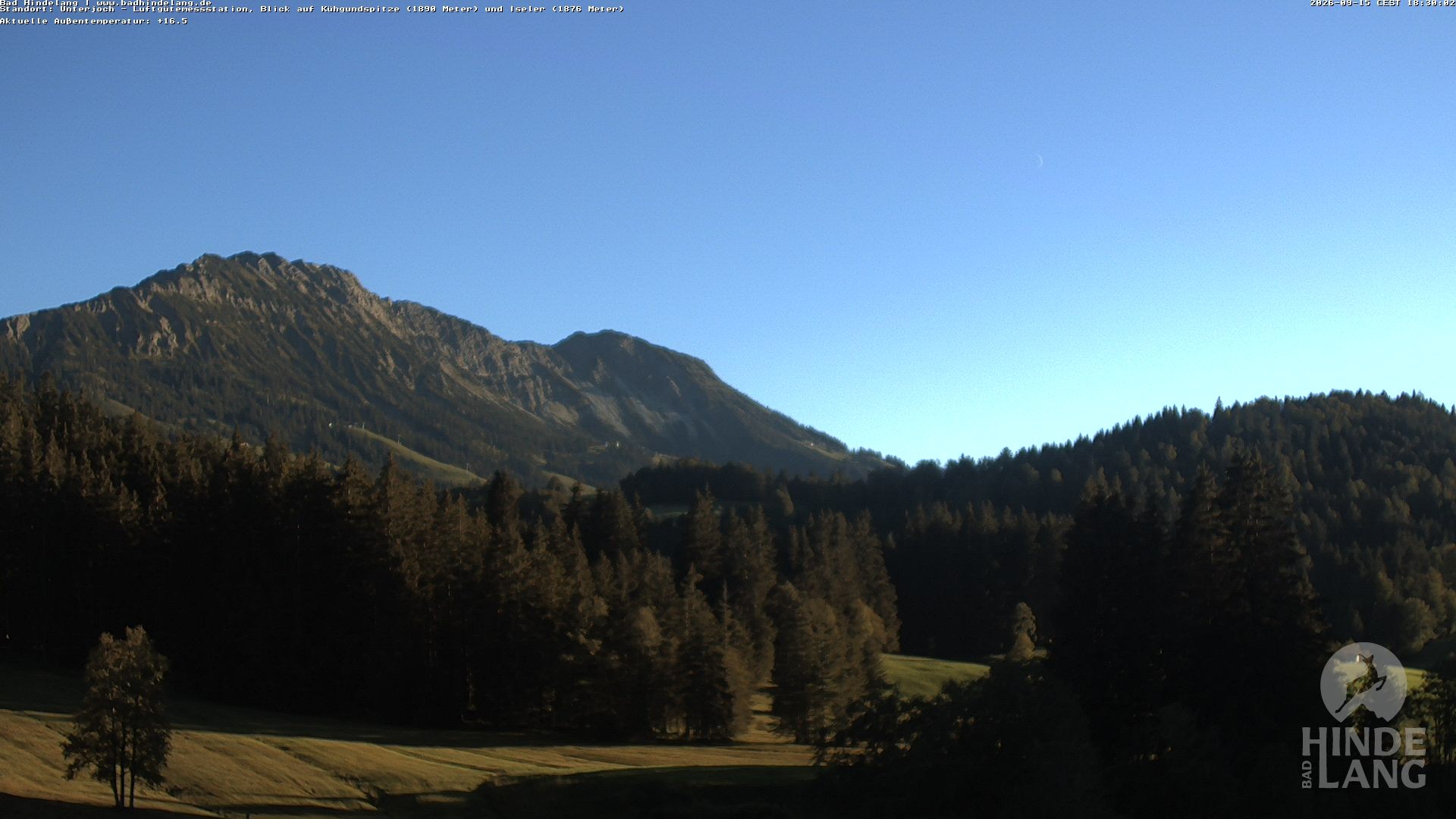 Archiv Foto Webcam Aussicht von der Region Unterjoch
