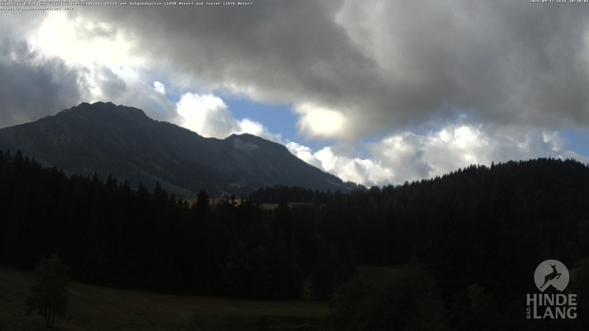 Archiv Foto Webcam Aussicht von der Region Unterjoch