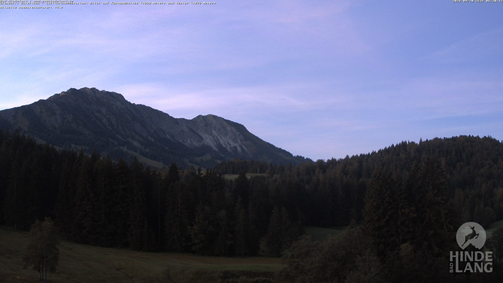 Archiv Foto Webcam Aussicht von der Region Unterjoch