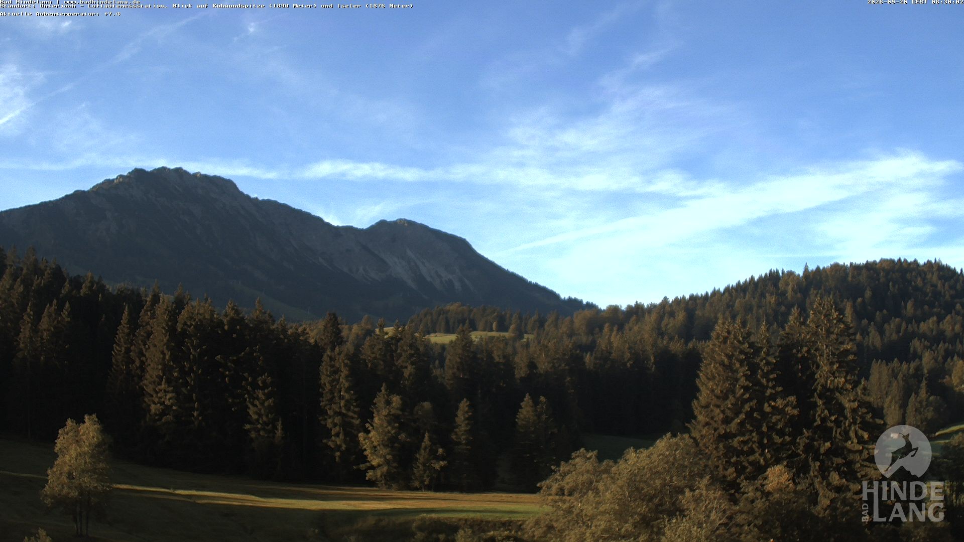 Archiv Foto Webcam Aussicht von der Region Unterjoch