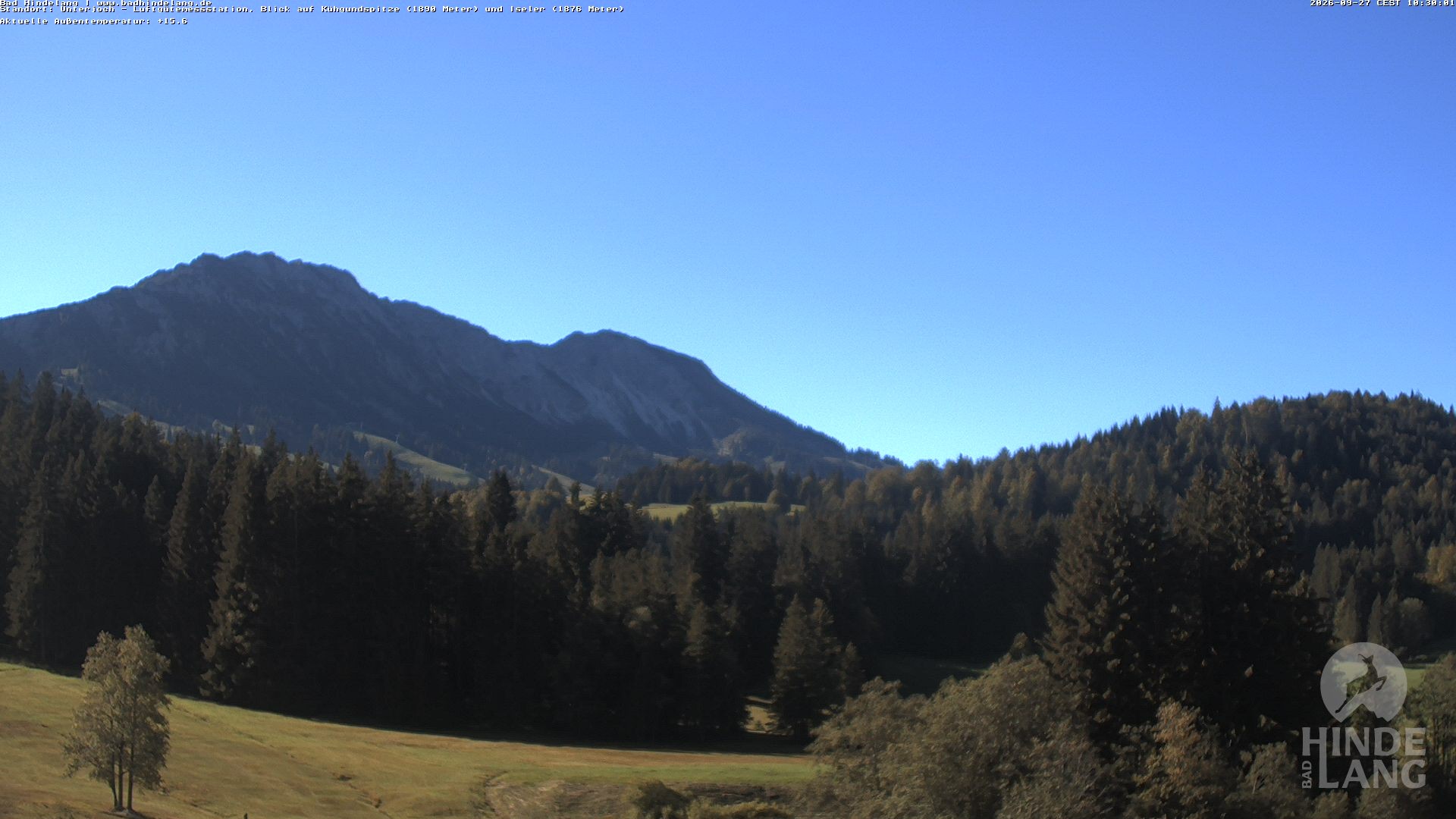 Archiv Foto Webcam Aussicht von der Region Unterjoch