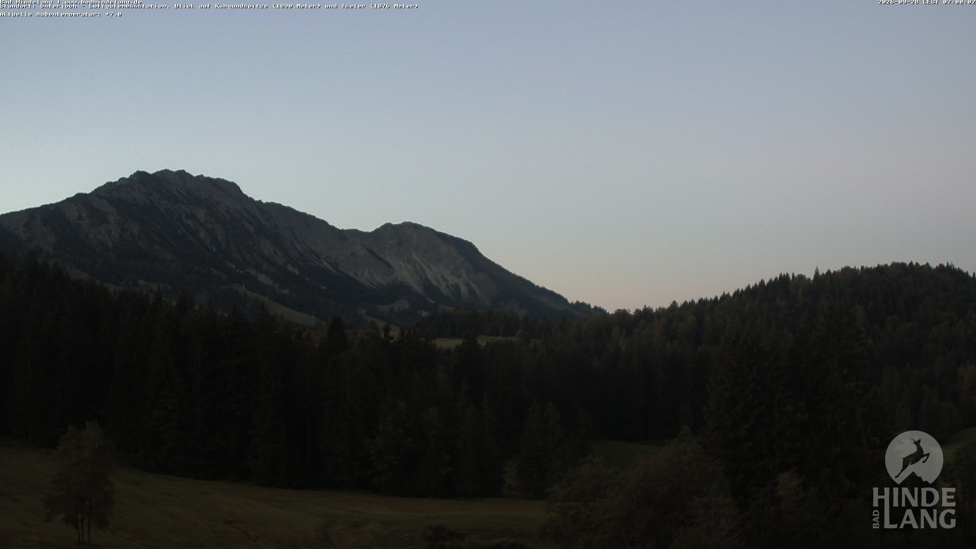 Archiv Foto Webcam Aussicht von der Region Unterjoch
