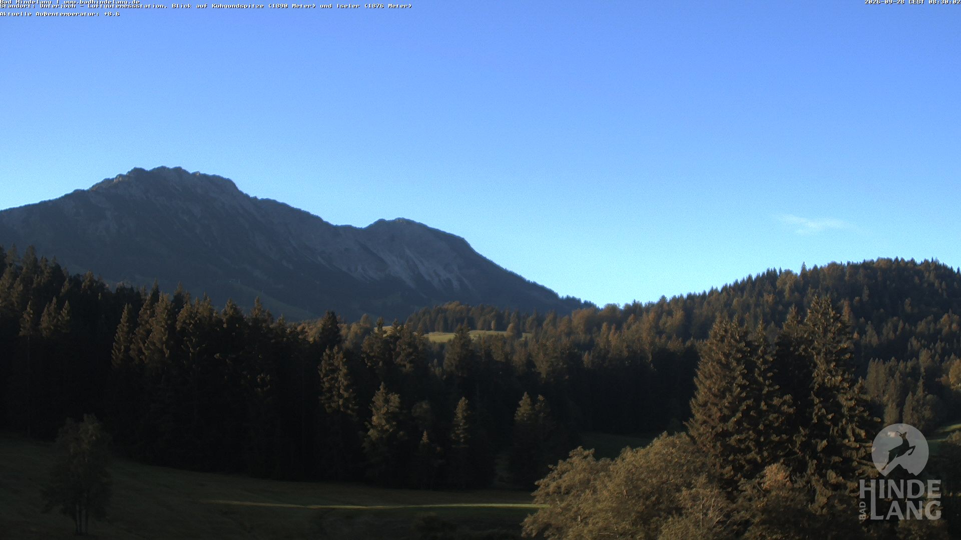 Archiv Foto Webcam Aussicht von der Region Unterjoch