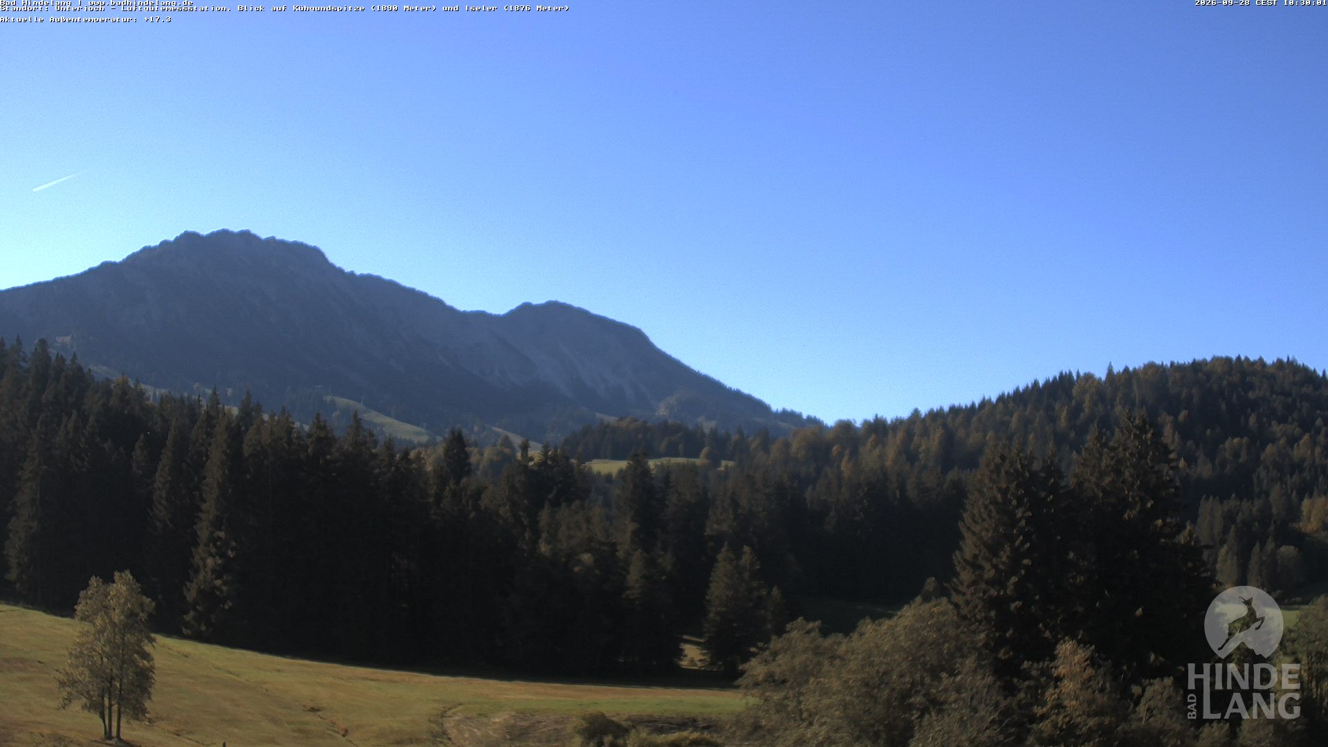 Archiv Foto Webcam Aussicht von der Region Unterjoch