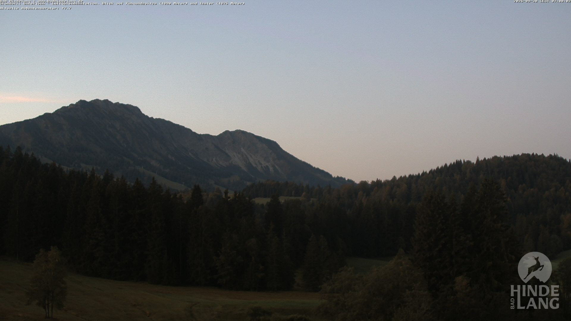 Archiv Foto Webcam Aussicht von der Region Unterjoch