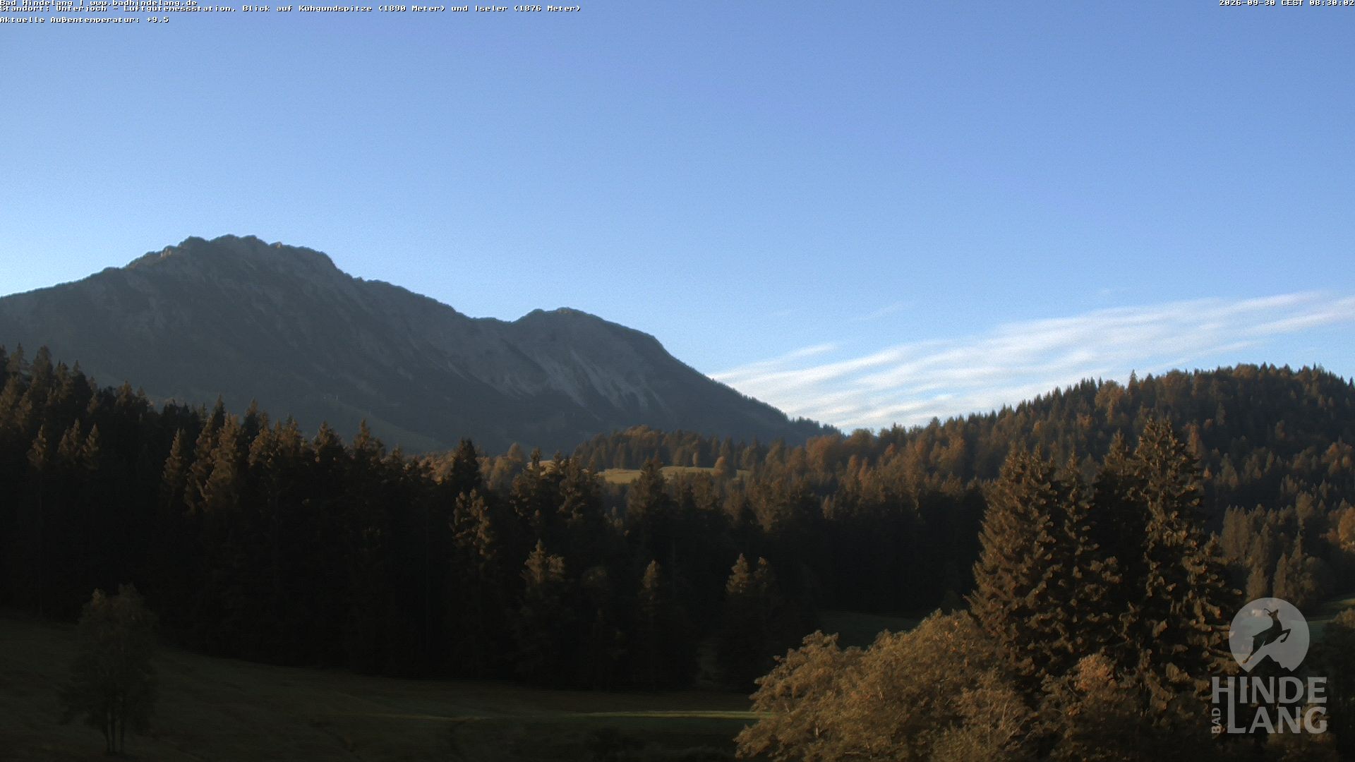 Archiv Foto Webcam Aussicht von der Region Unterjoch