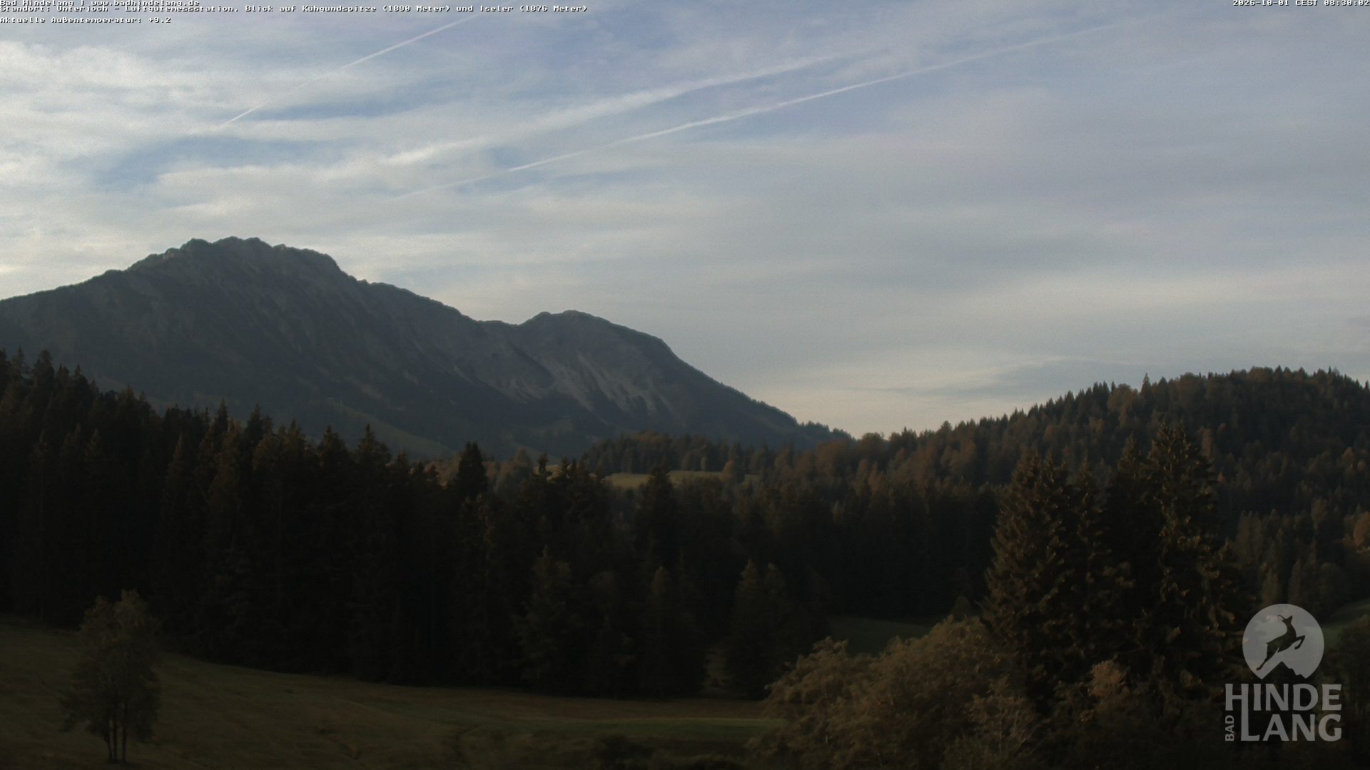 Archiv Foto Webcam Aussicht von der Region Unterjoch