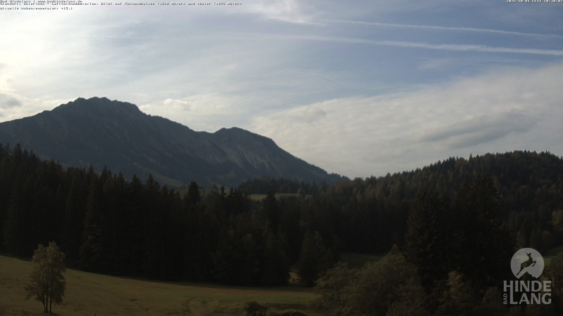 Archiv Foto Webcam Aussicht von der Region Unterjoch