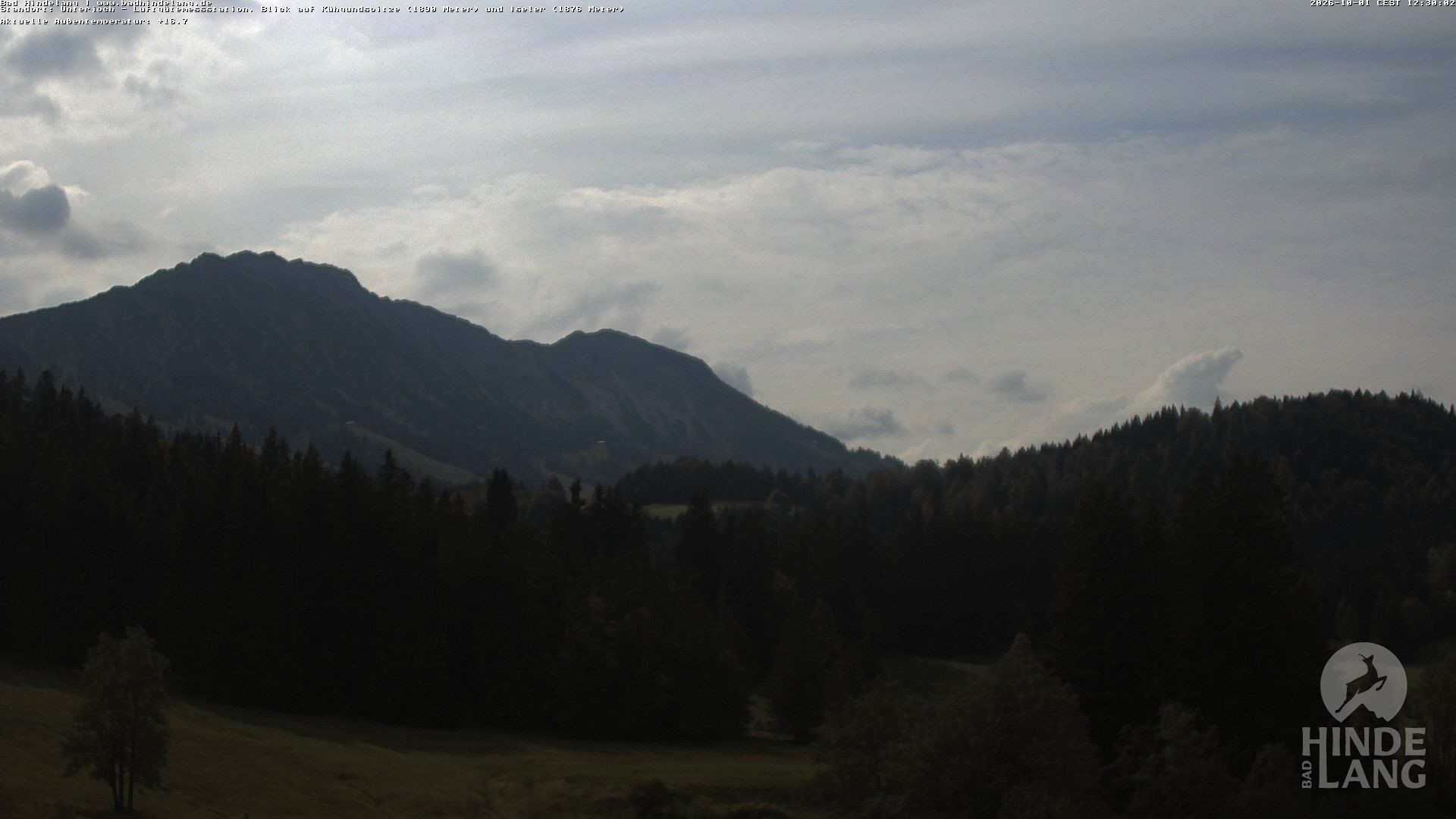 Archiv Foto Webcam Aussicht von der Region Unterjoch
