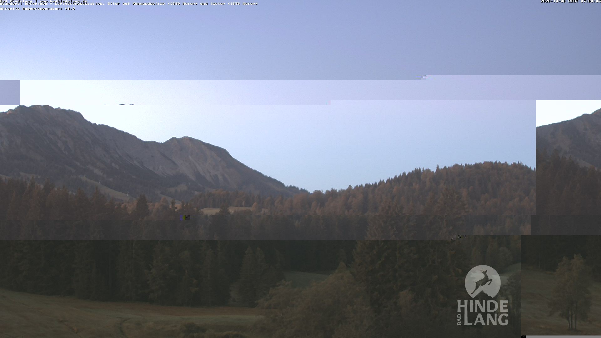 Archiv Foto Webcam Aussicht von der Region Unterjoch