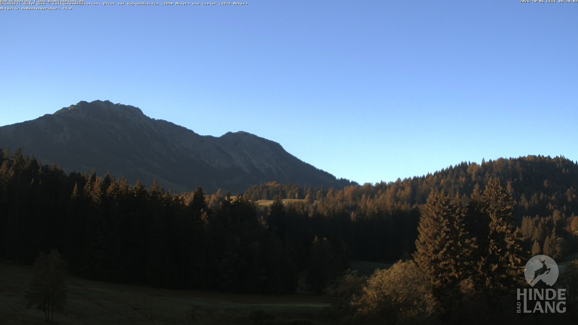 Archiv Foto Webcam Aussicht von der Region Unterjoch