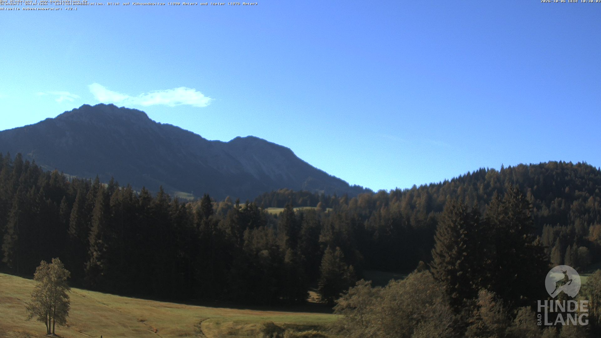 Archiv Foto Webcam Aussicht von der Region Unterjoch