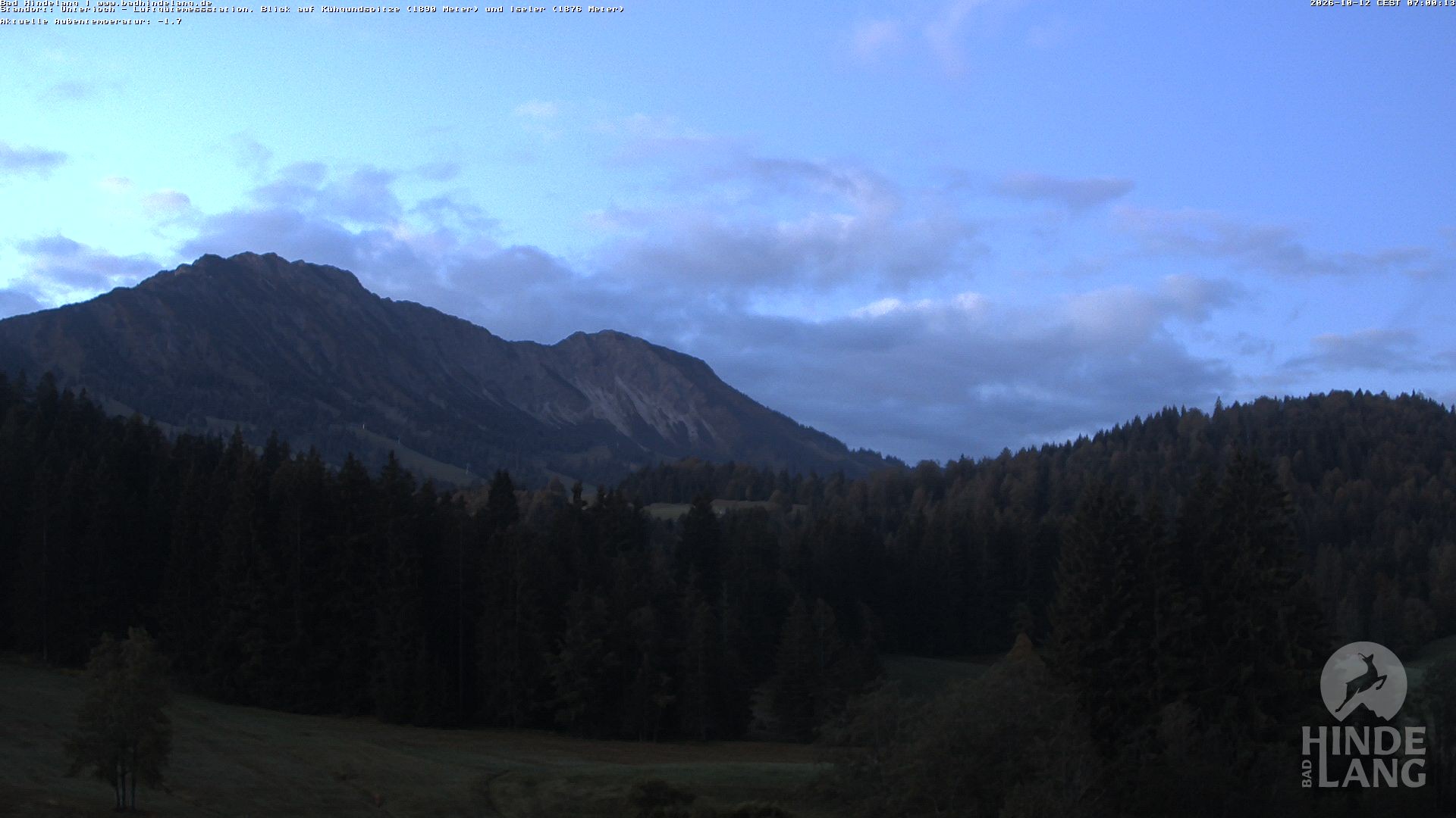 Archiv Foto Webcam Aussicht von der Region Unterjoch