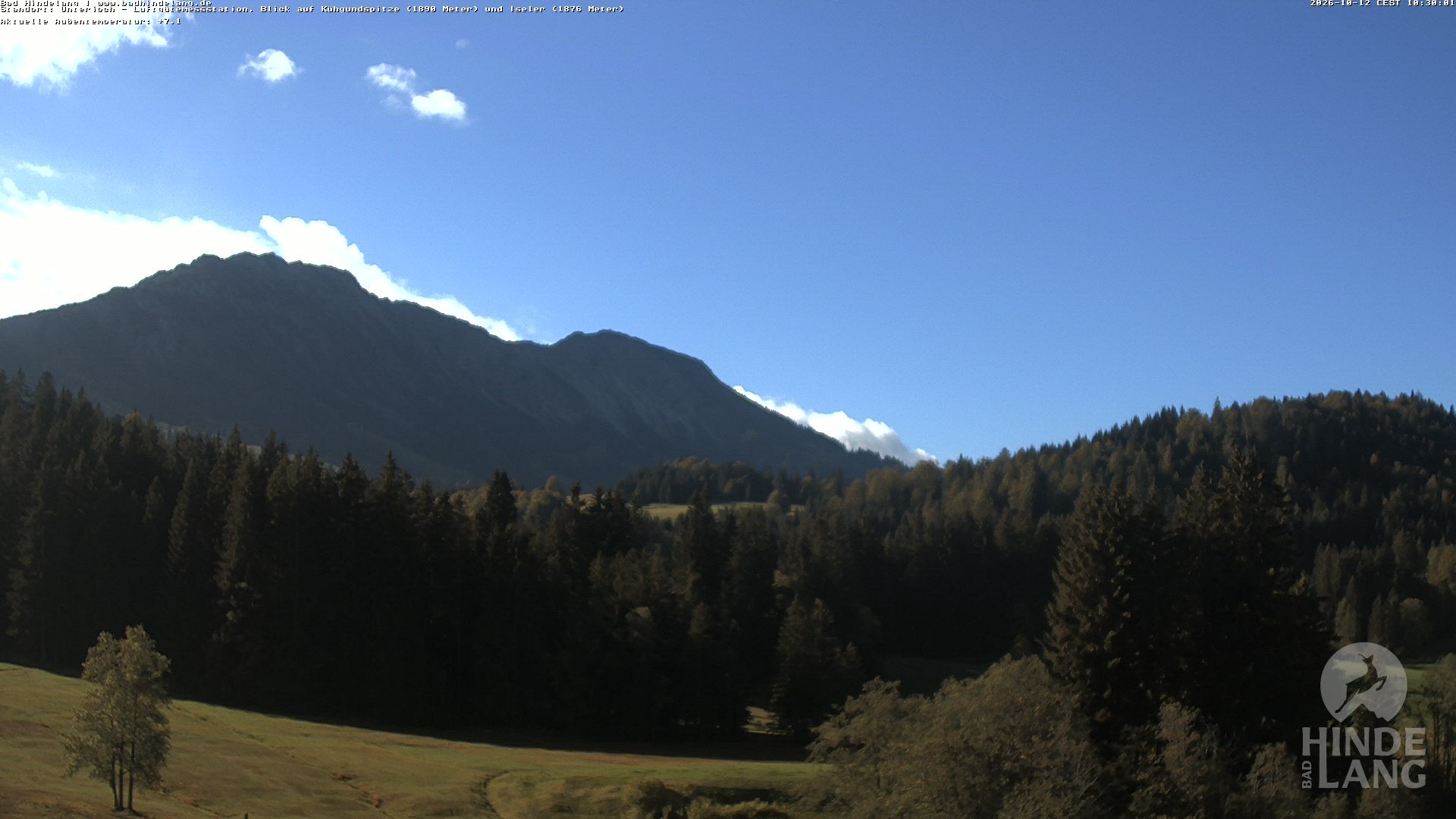 Archiv Foto Webcam Aussicht von der Region Unterjoch