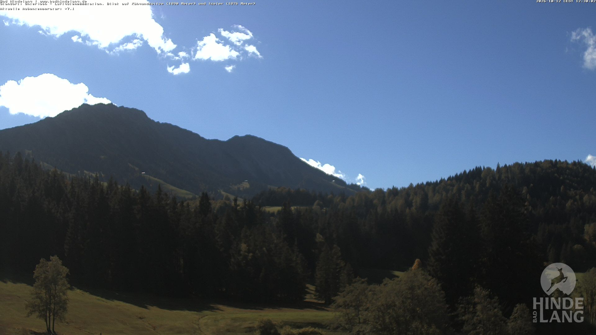 Archiv Foto Webcam Aussicht von der Region Unterjoch