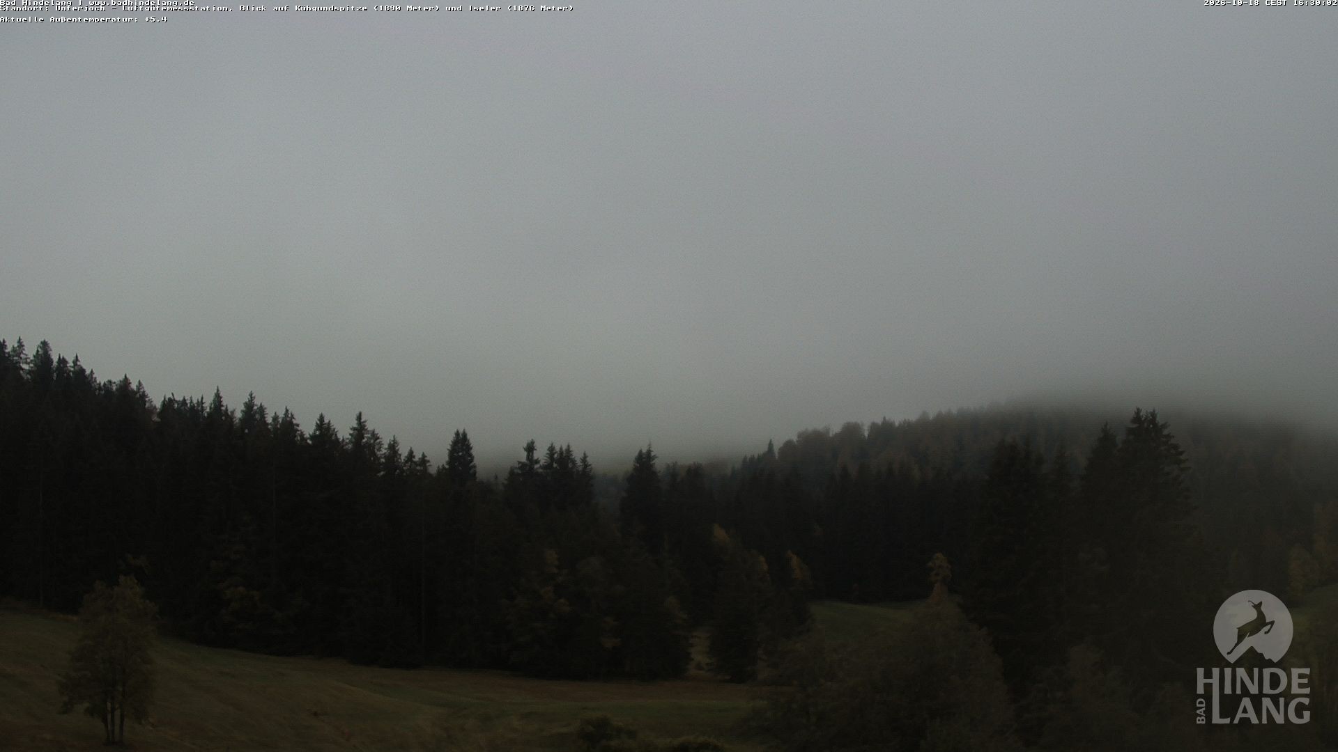 Archiv Foto Webcam Aussicht von der Region Unterjoch