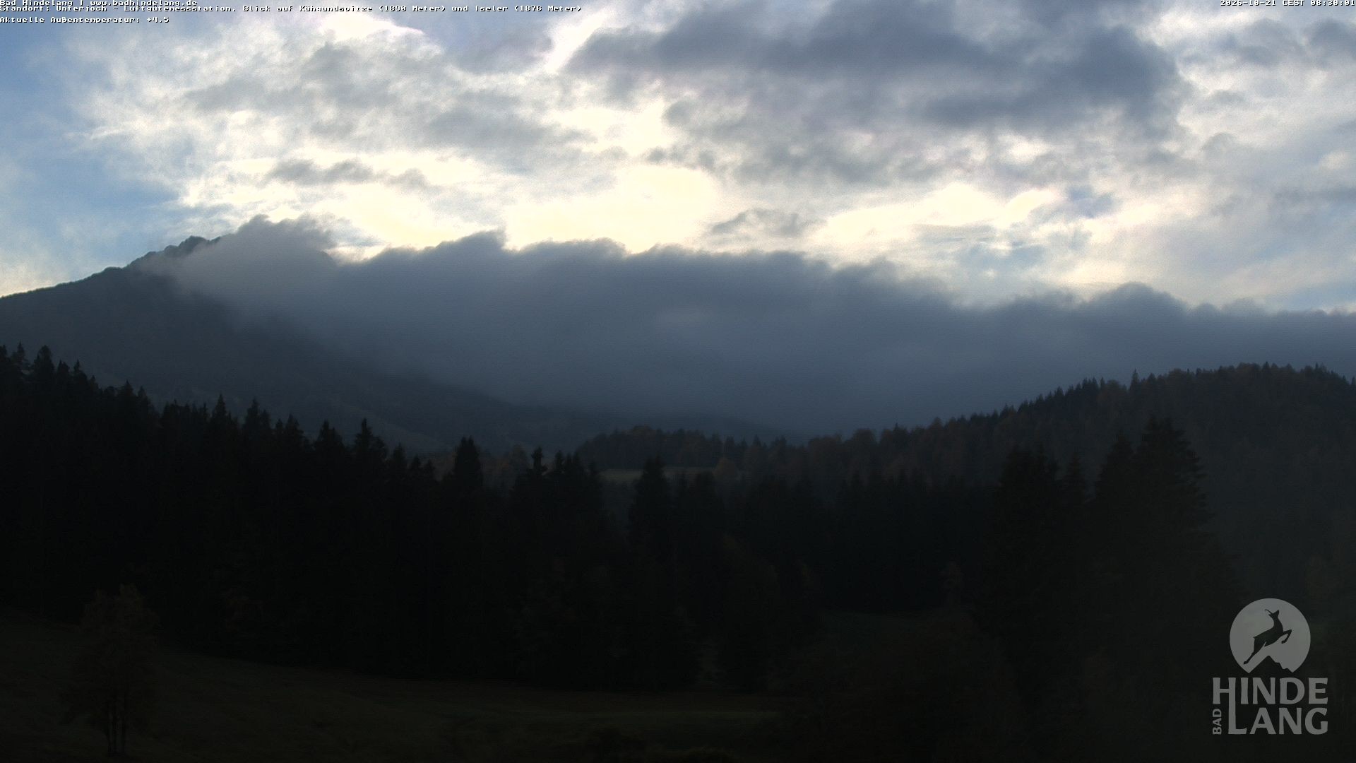 Archiv Foto Webcam Aussicht von der Region Unterjoch