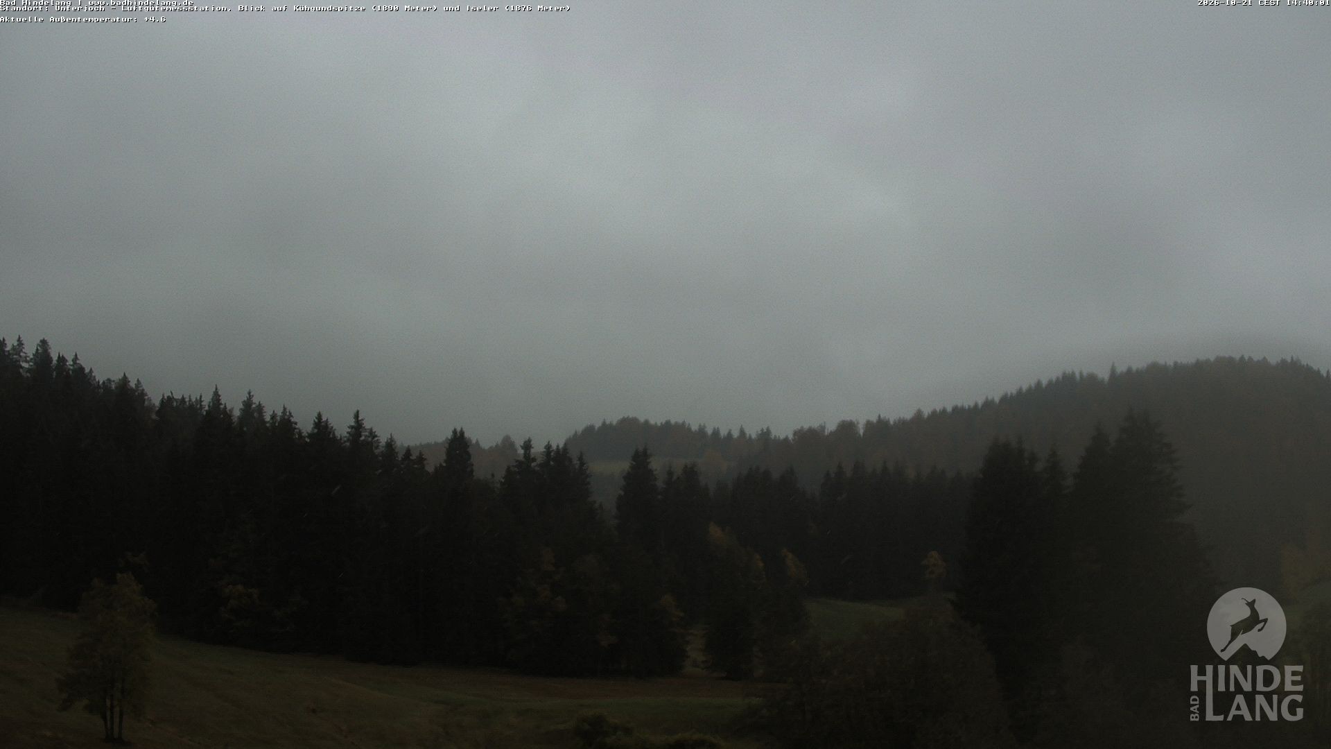 Archiv Foto Webcam Aussicht von der Region Unterjoch
