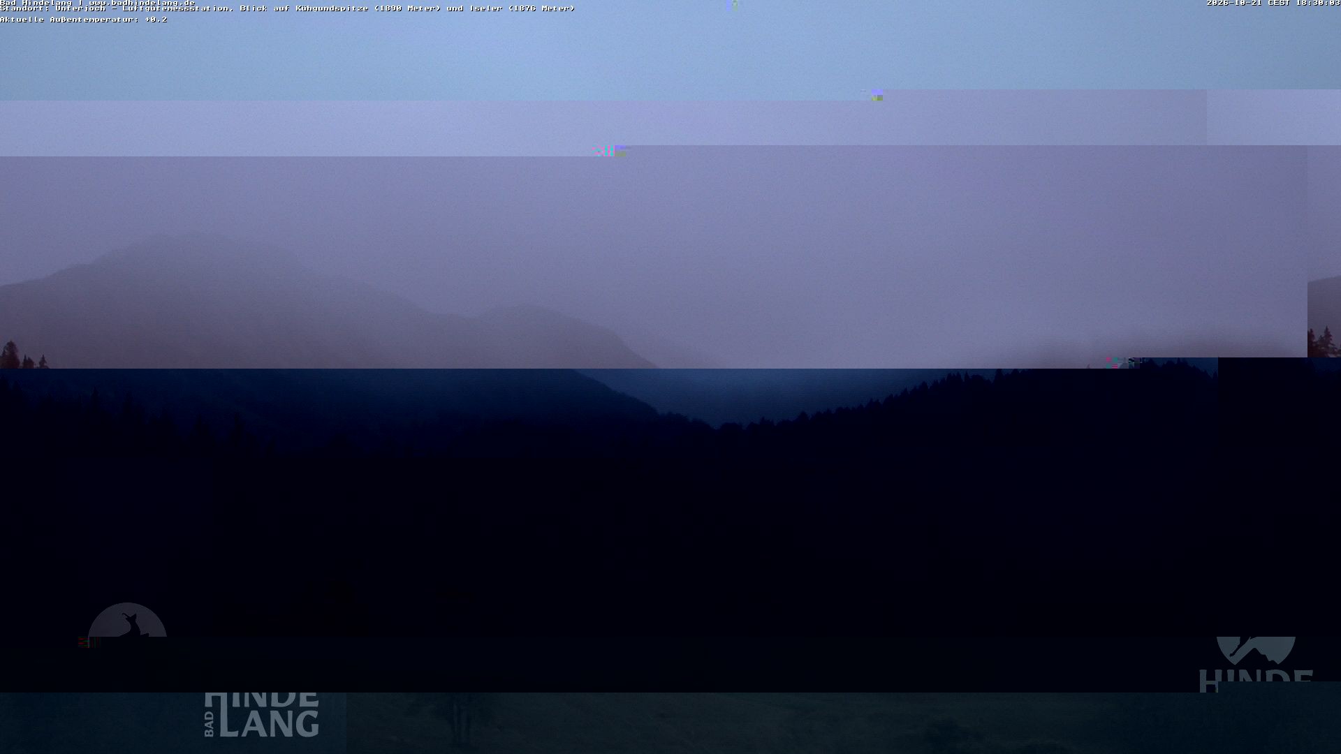 Archiv Foto Webcam Aussicht von der Region Unterjoch