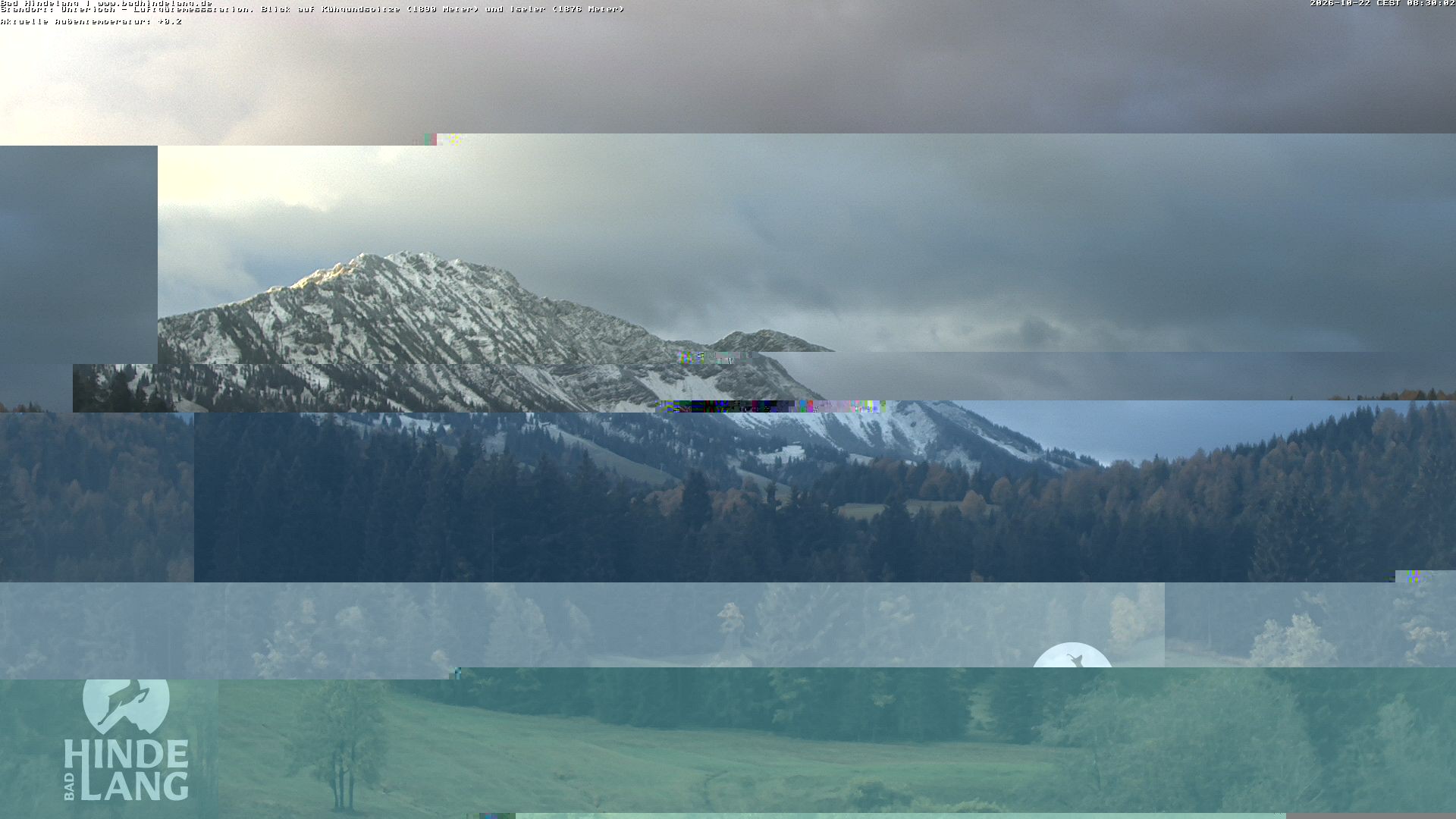 Archiv Foto Webcam Aussicht von der Region Unterjoch
