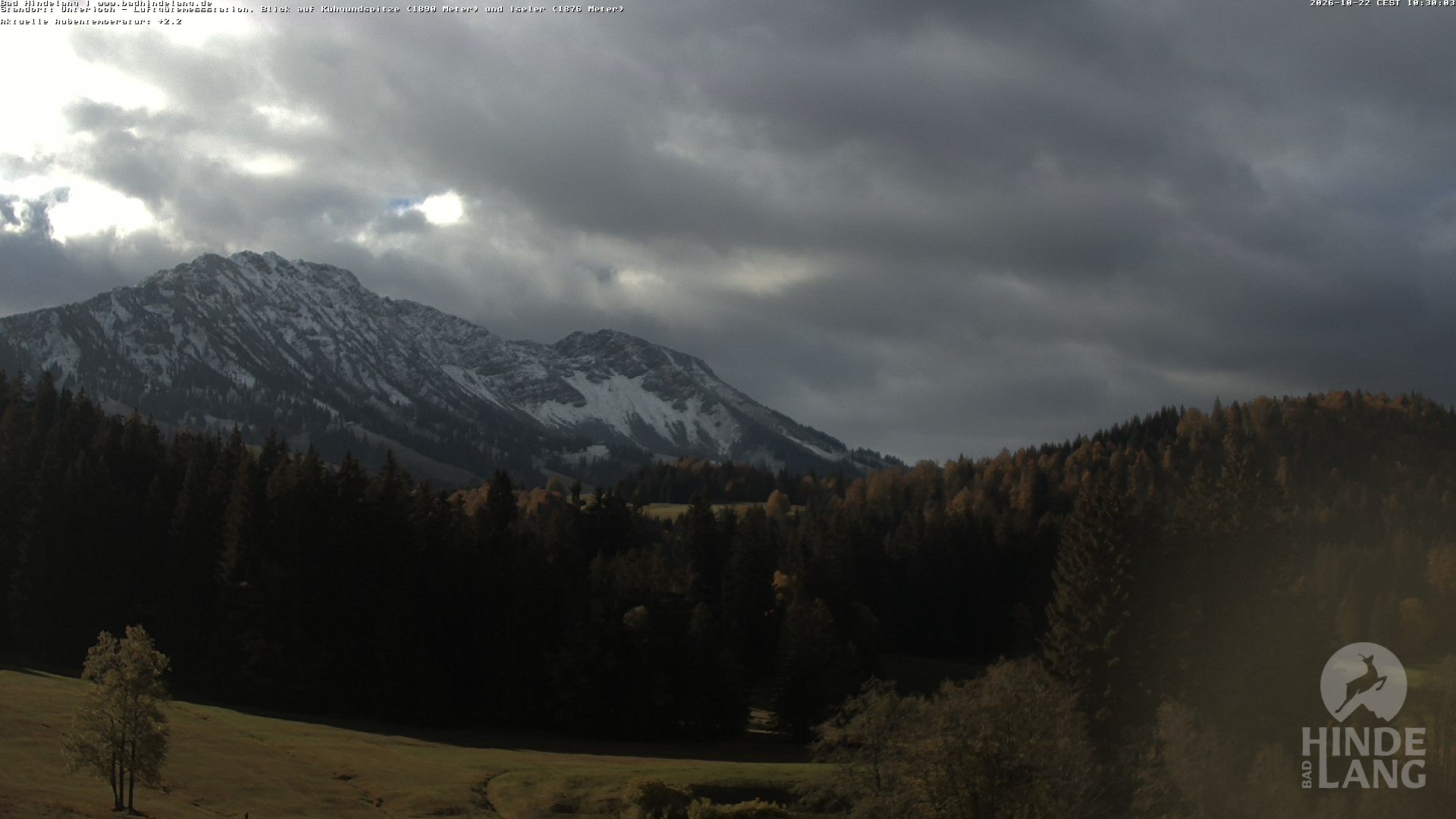Archiv Foto Webcam Aussicht von der Region Unterjoch