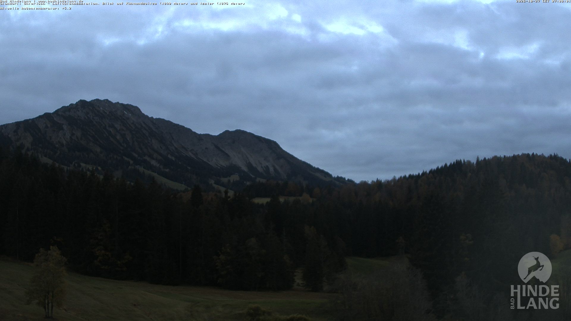Archiv Foto Webcam Aussicht von der Region Unterjoch