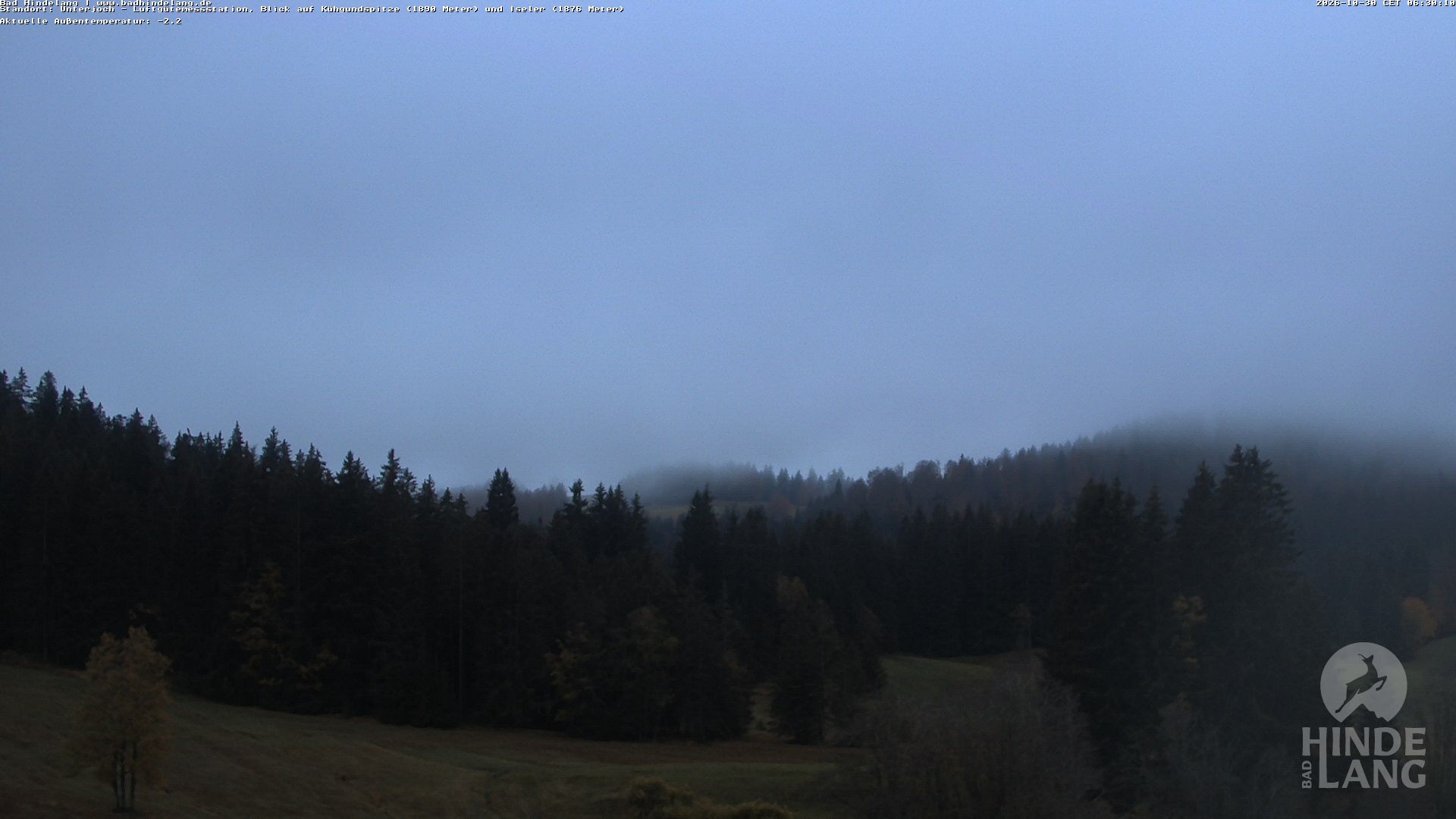 Archiv Foto Webcam Aussicht von der Region Unterjoch
