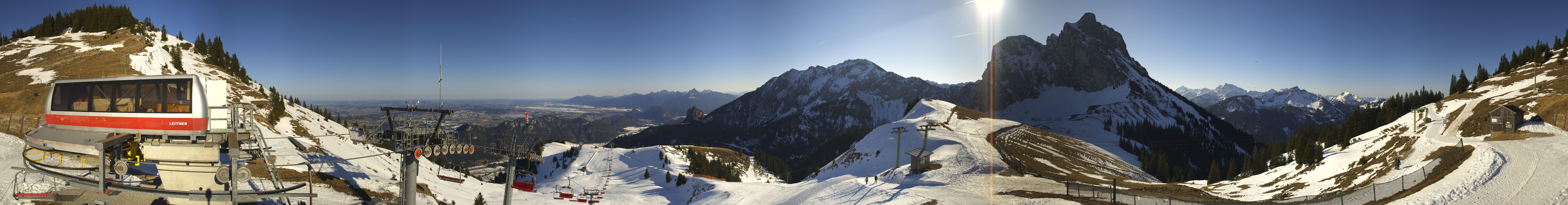 Archived image Webcam Pfronten Top Station Breitenberg