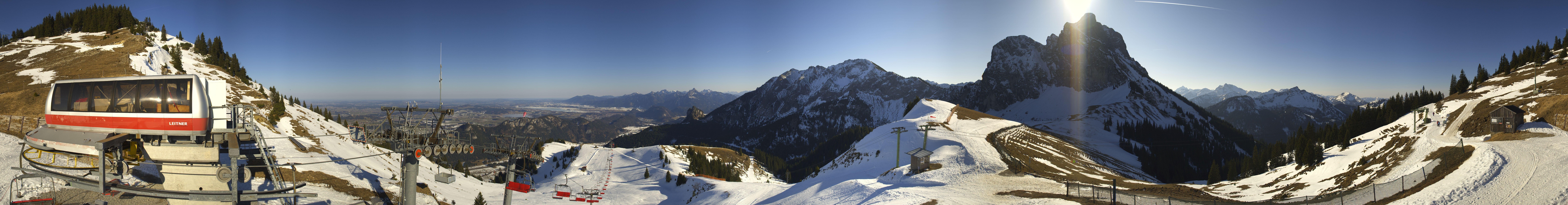 Archived image Webcam Pfronten Top Station Breitenberg