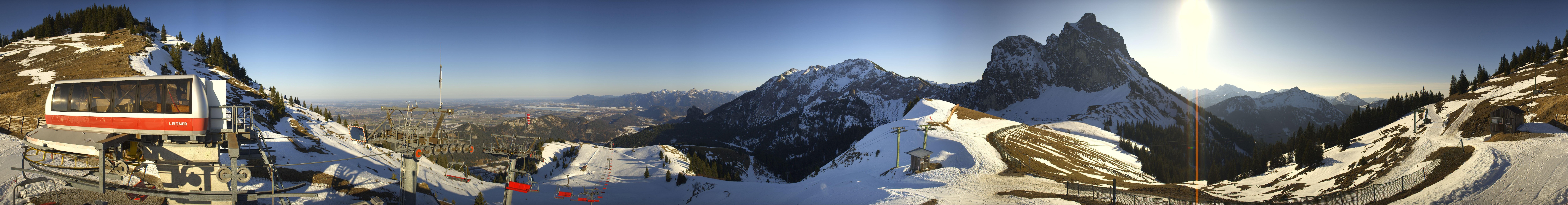 Archived image Webcam Pfronten Top Station Breitenberg