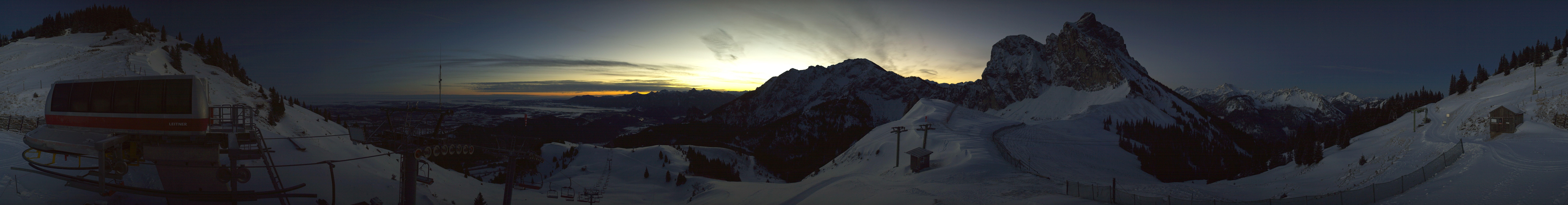 Archived image Webcam Pfronten Top Station Breitenberg